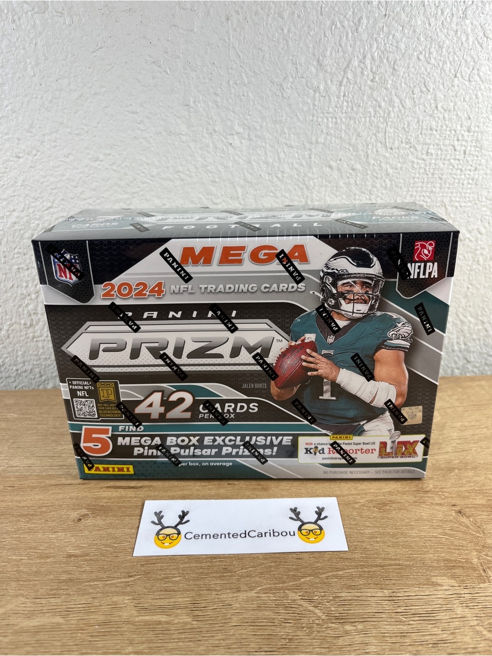 2024 Panini Prizm NFL Football Mega Box (Target Pink Pulsar Prizms) SEALED